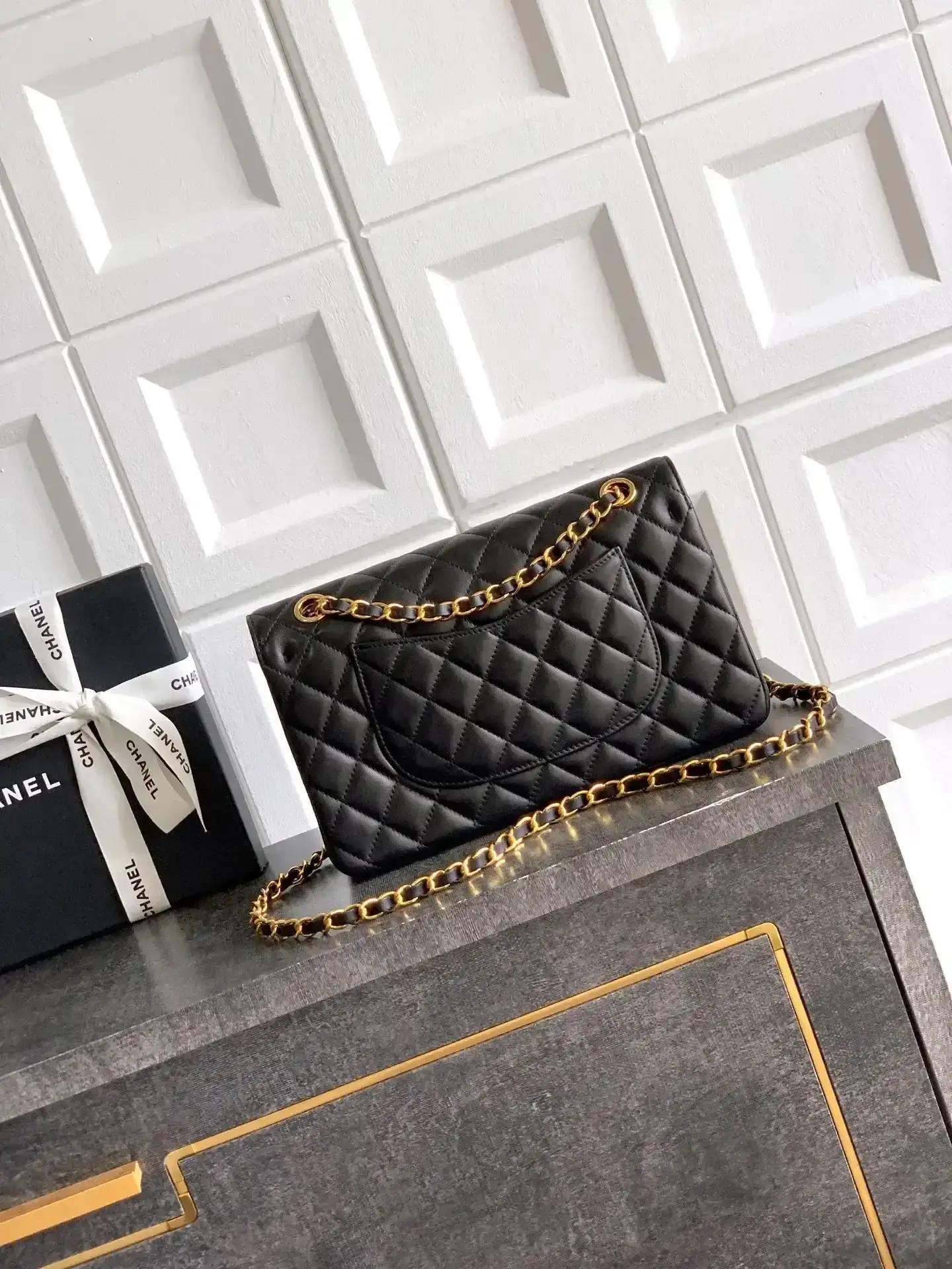 Chanel Classic Flap Black Quilted Leather Shoulder Bag product photo from LabelPicks