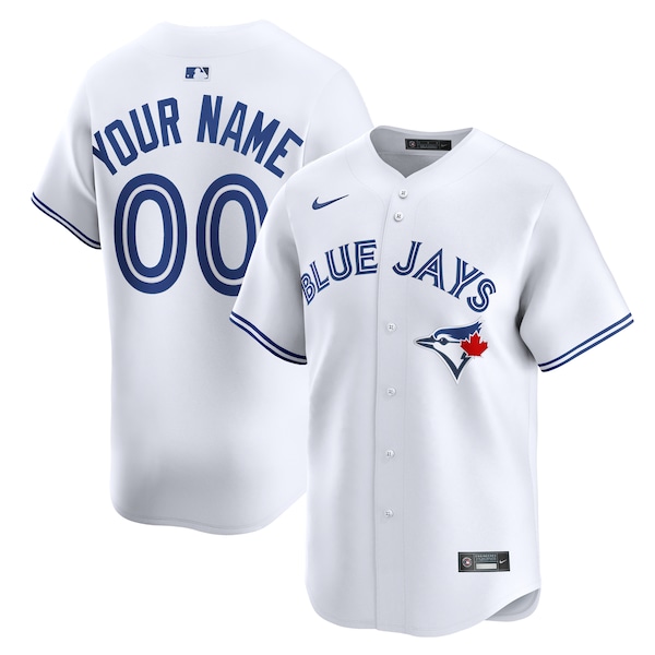Toronto Blue Jays Nike Youth Home Custom Limited Jersey - White