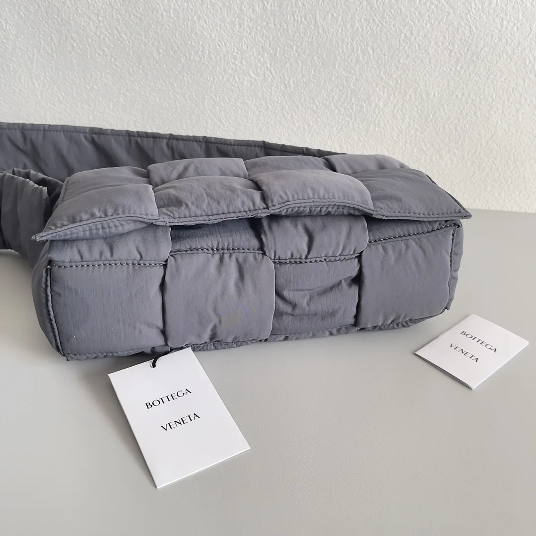 Bottega Veneta Grey Cassette Nylon Belt Bag product photo from LabelPicks