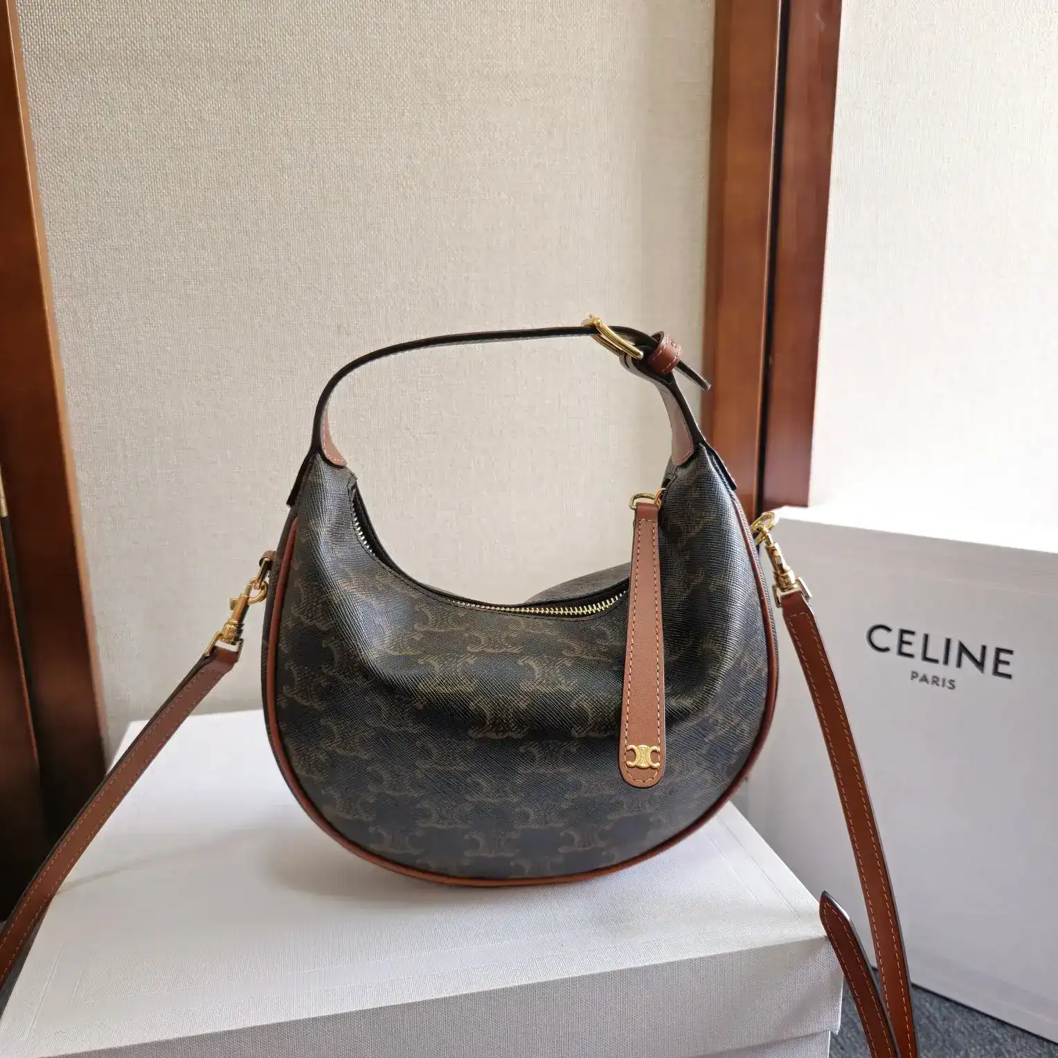Celine Triomphe Canvas Hobo Bag product photo from LabelPicks