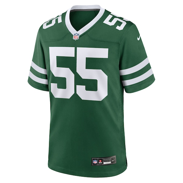 Braiden McGregor New York Jets Nike Team Game Jersey - Legacy Green