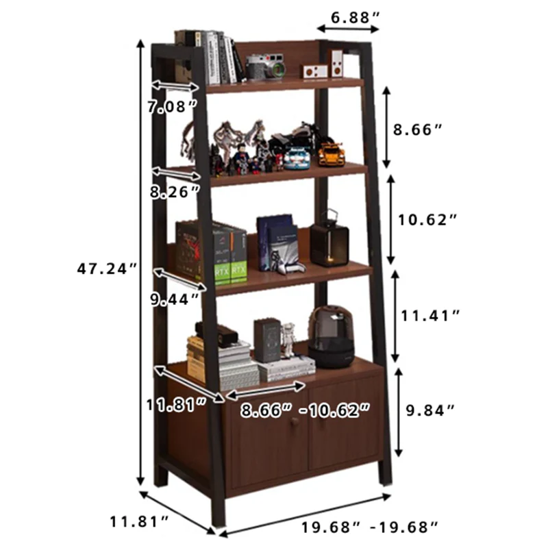 Household Ladder Wall Shelf