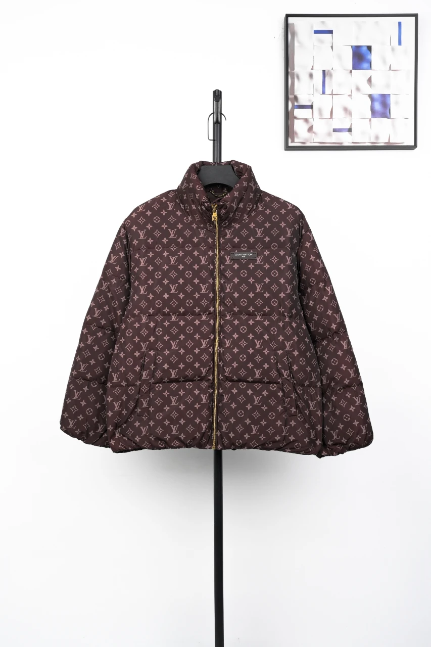 Louis Vuitton Brown Monogram Down Jacket product photo from LabelPicks
