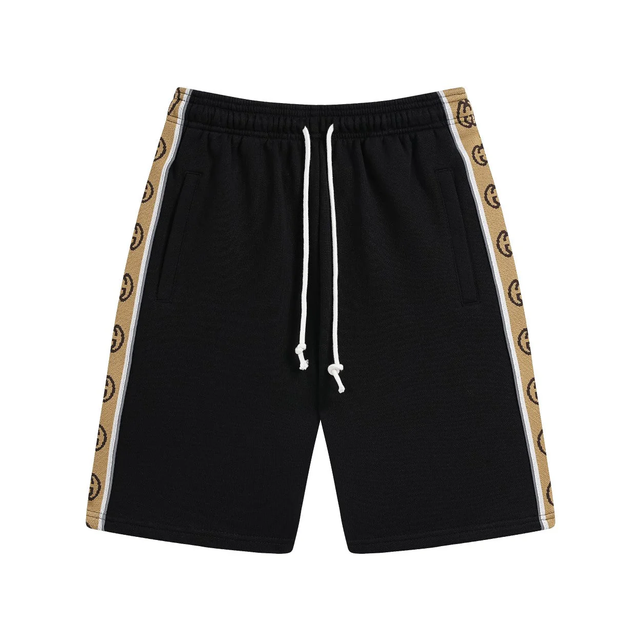 Casual embroidered shorts