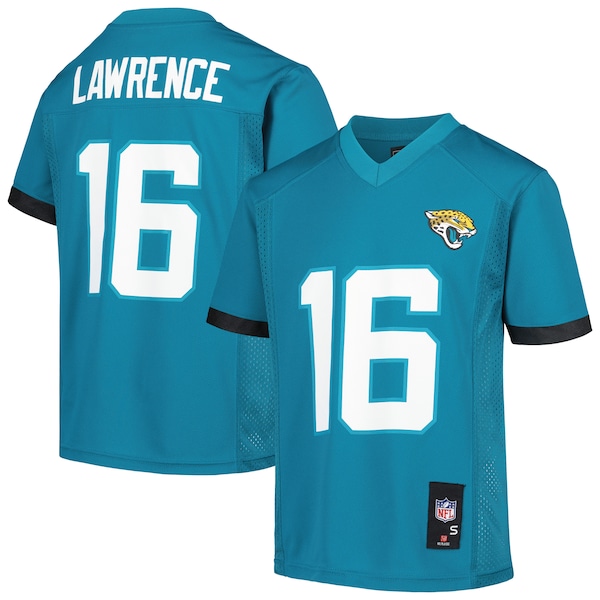 Trevor Lawrence Jacksonville Jaguars Youth  Replica Player Jersey - Teal