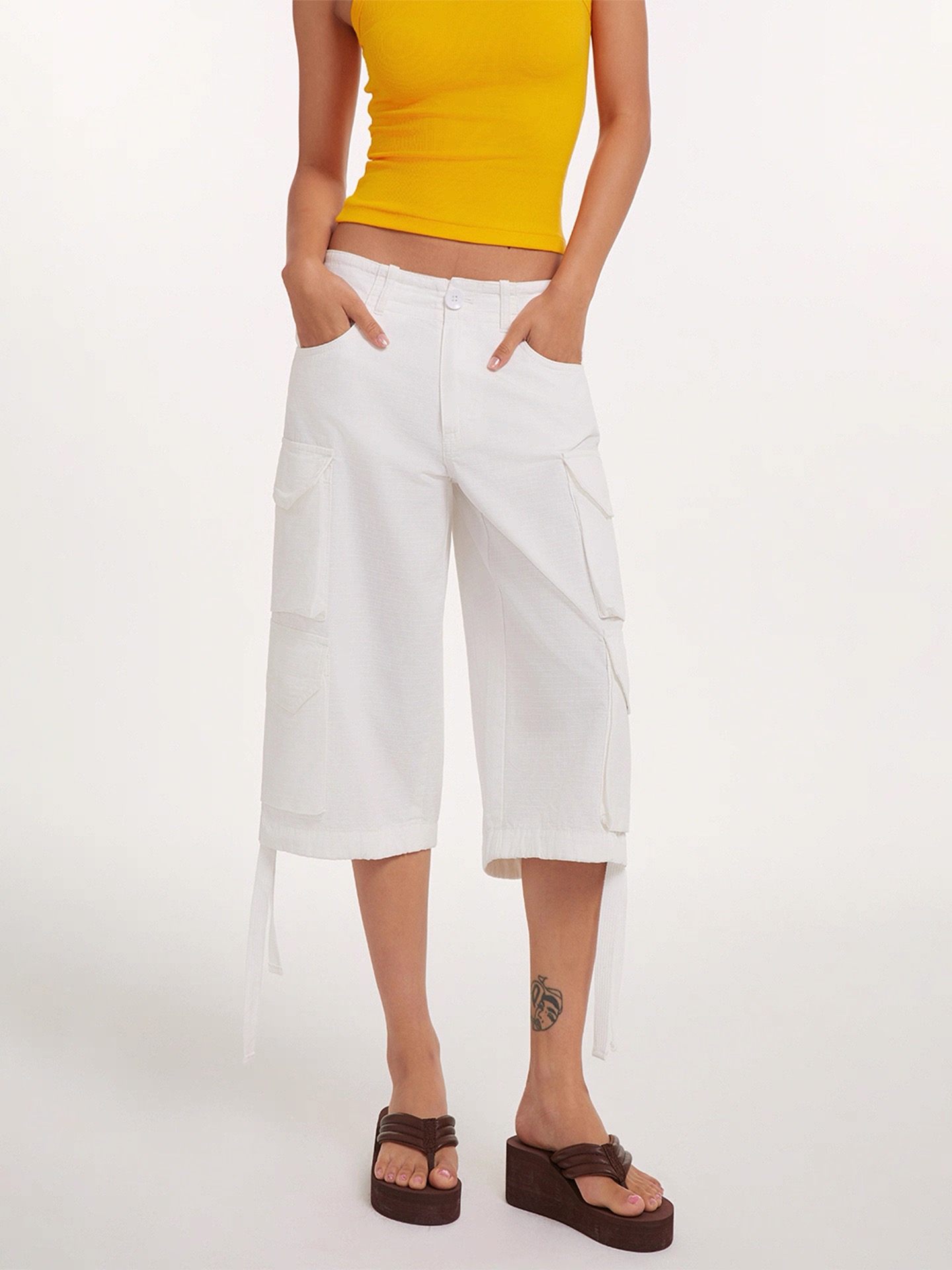New Straight wide-leg pants