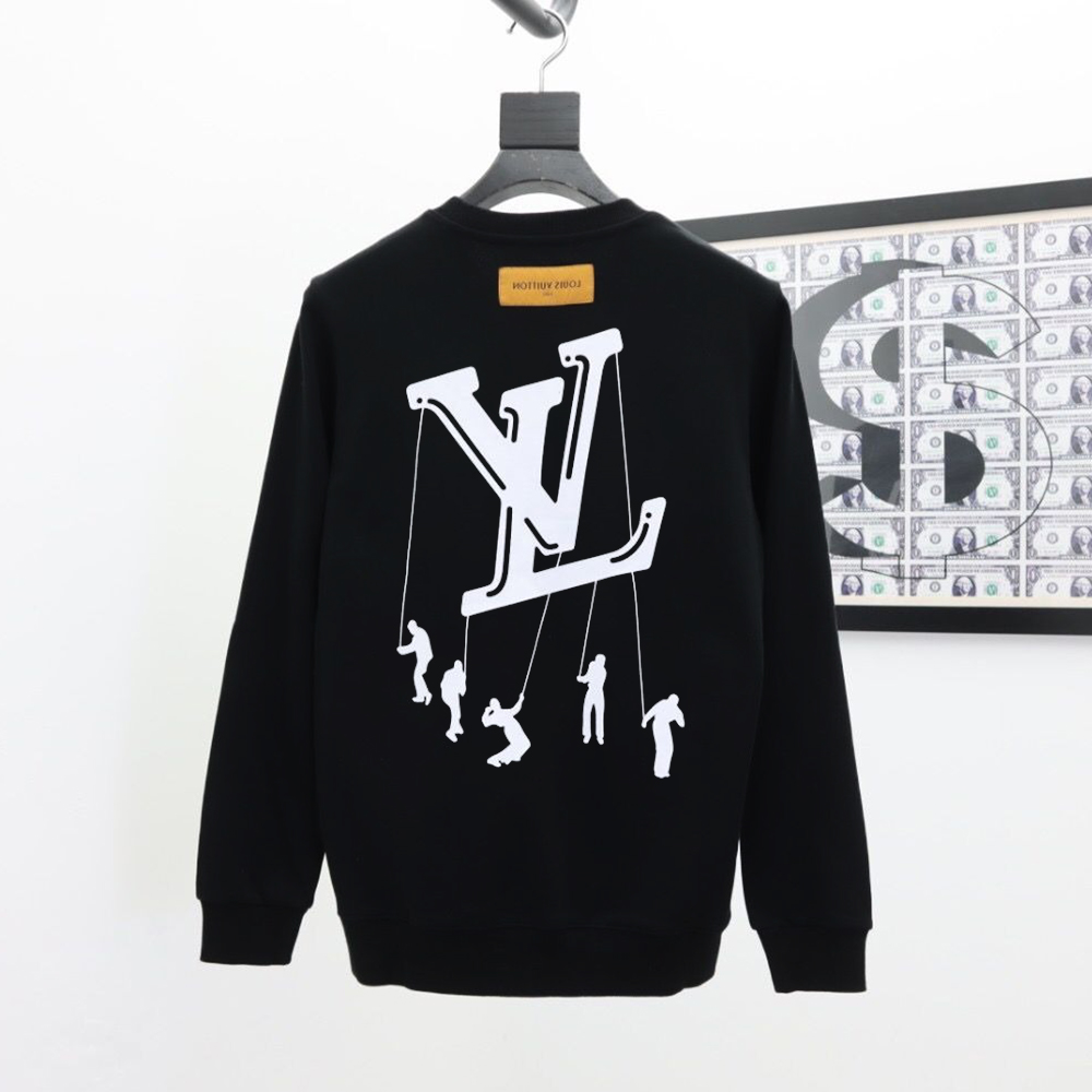 Casual Hanging Print Long Sleeved Sweatshirt
