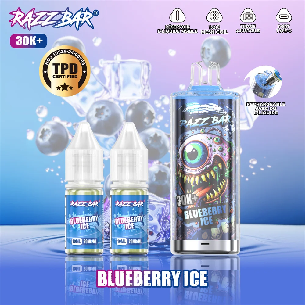 Razz Bar 30K+ Disposable Vape (2%, 30000 Puffs)