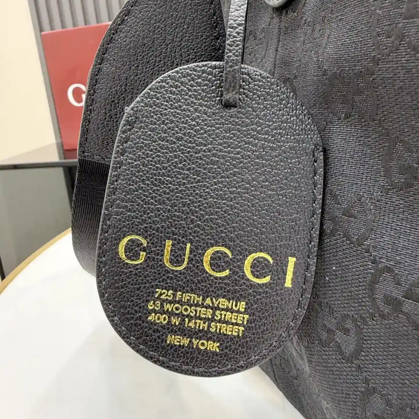 Gucci Black Canvas and Leather Shoulder Bag product photo from LabelPicks