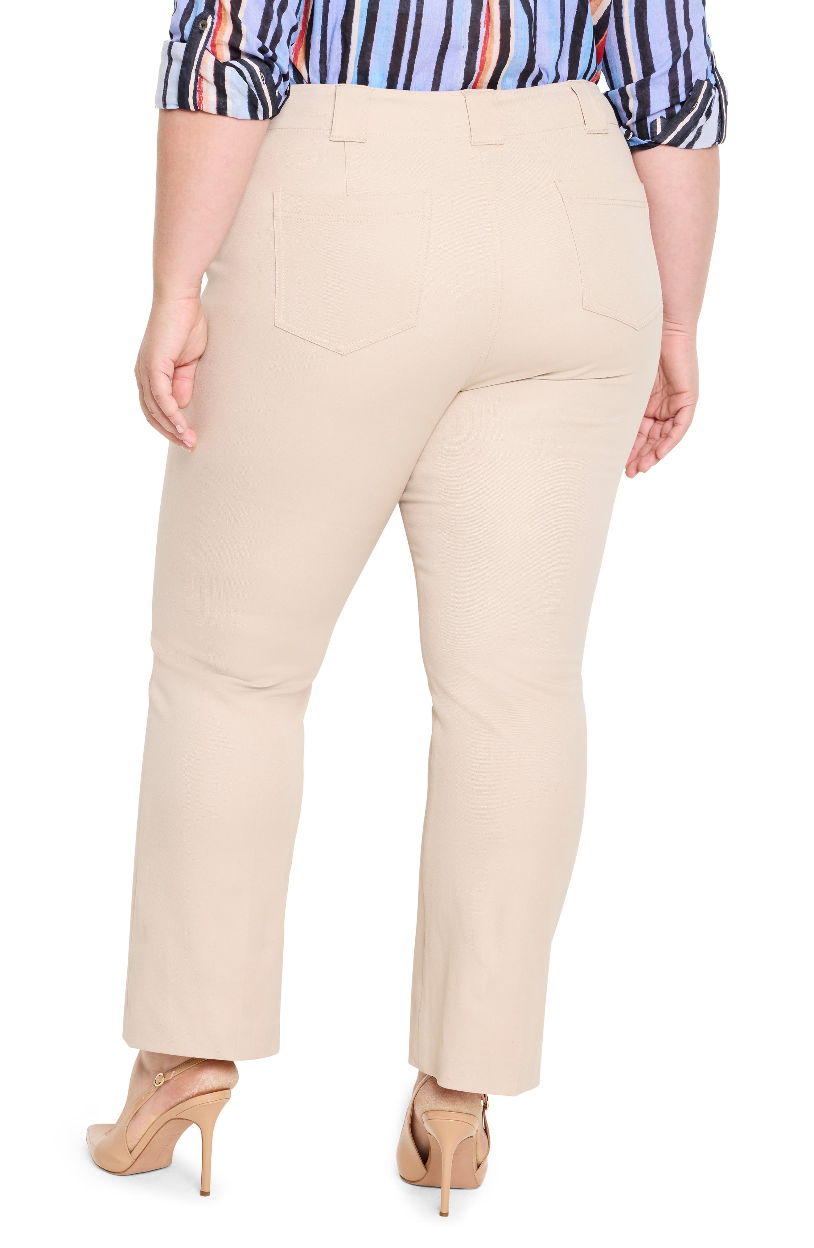 NIC+ZOE Plaza Ankle Demi Bootcut Pants