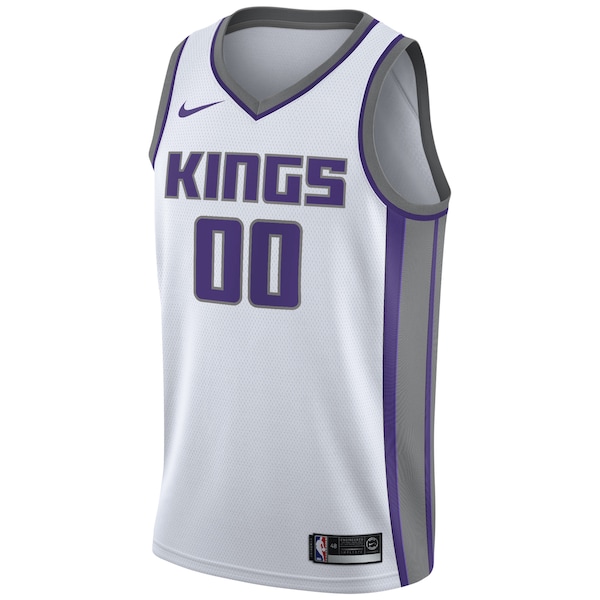 Sacramento Kings Nike 2020/21 Swingman Custom Jersey - Association Edition - White