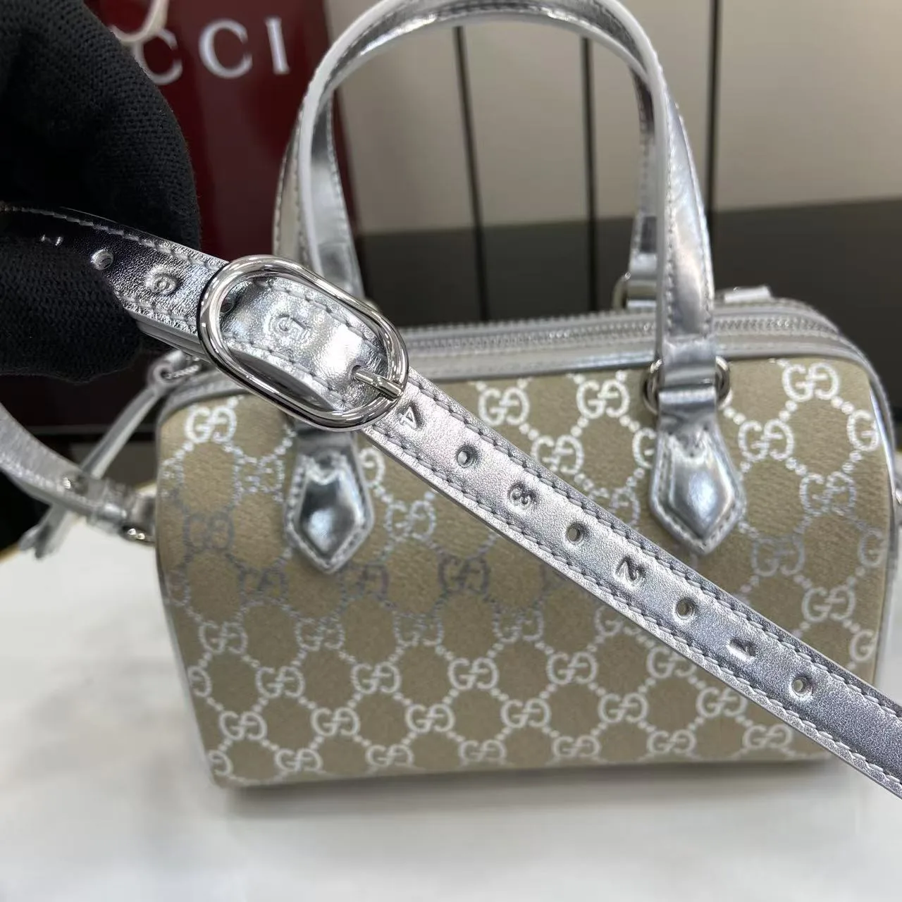 Gucci Silver Top Handle Bag product photo from LabelPicks