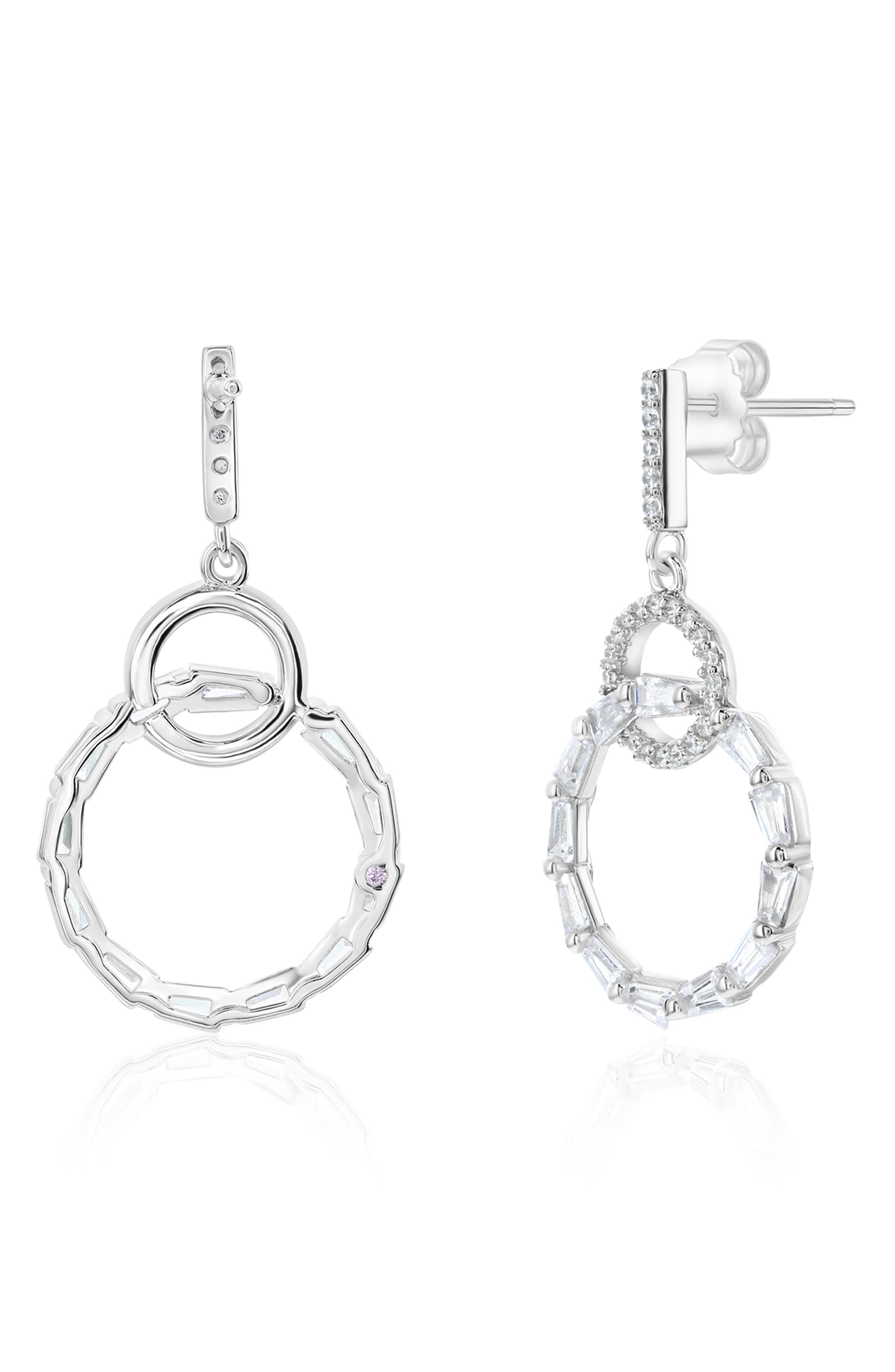 SUZY LEVIAN Cubic Zirconia Drop Earrings