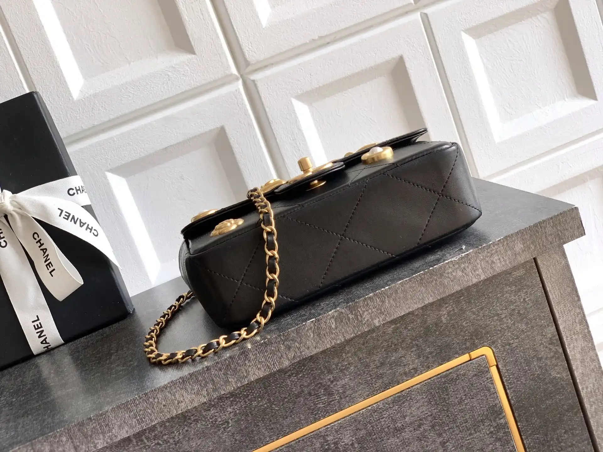 Chanel Classic Flap Black Quilted Leather Crossbody Bag product photo from LabelPicks