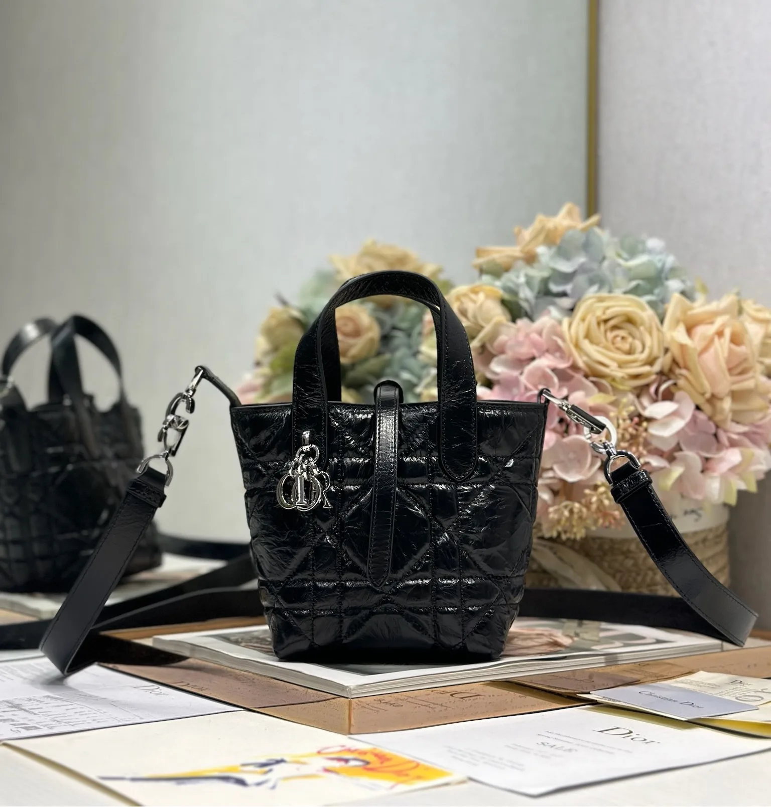 Dior Black Calfskin Saddle Bag product photo from LabelPicks