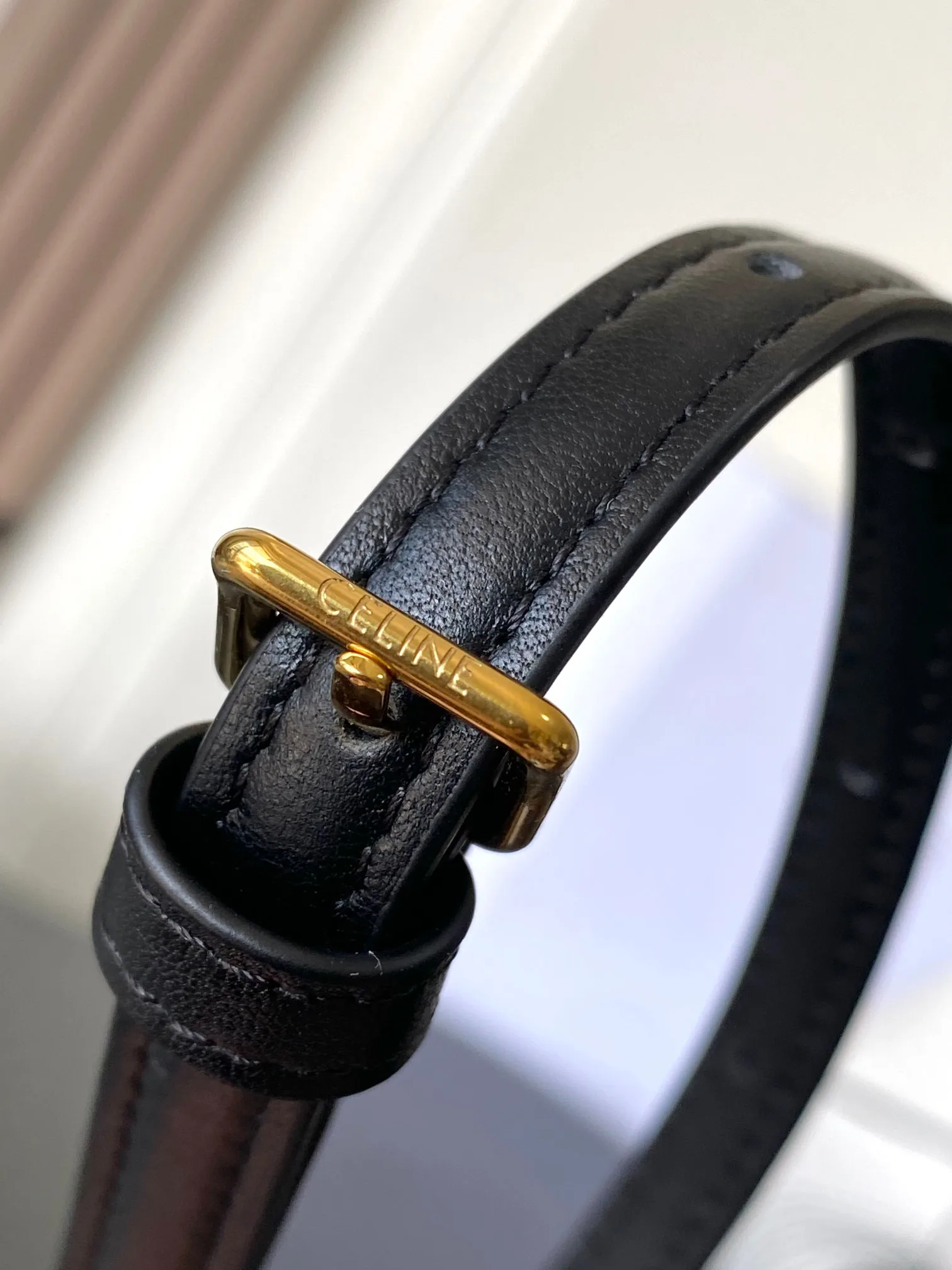 Celine Straw Woven Triomphe Crossbody Bag product photo from LabelPicks