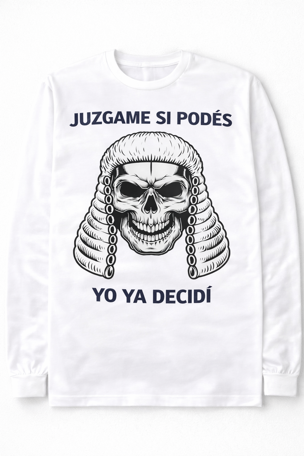 Remera Calavera Juez | Streetwear Dark Unisex