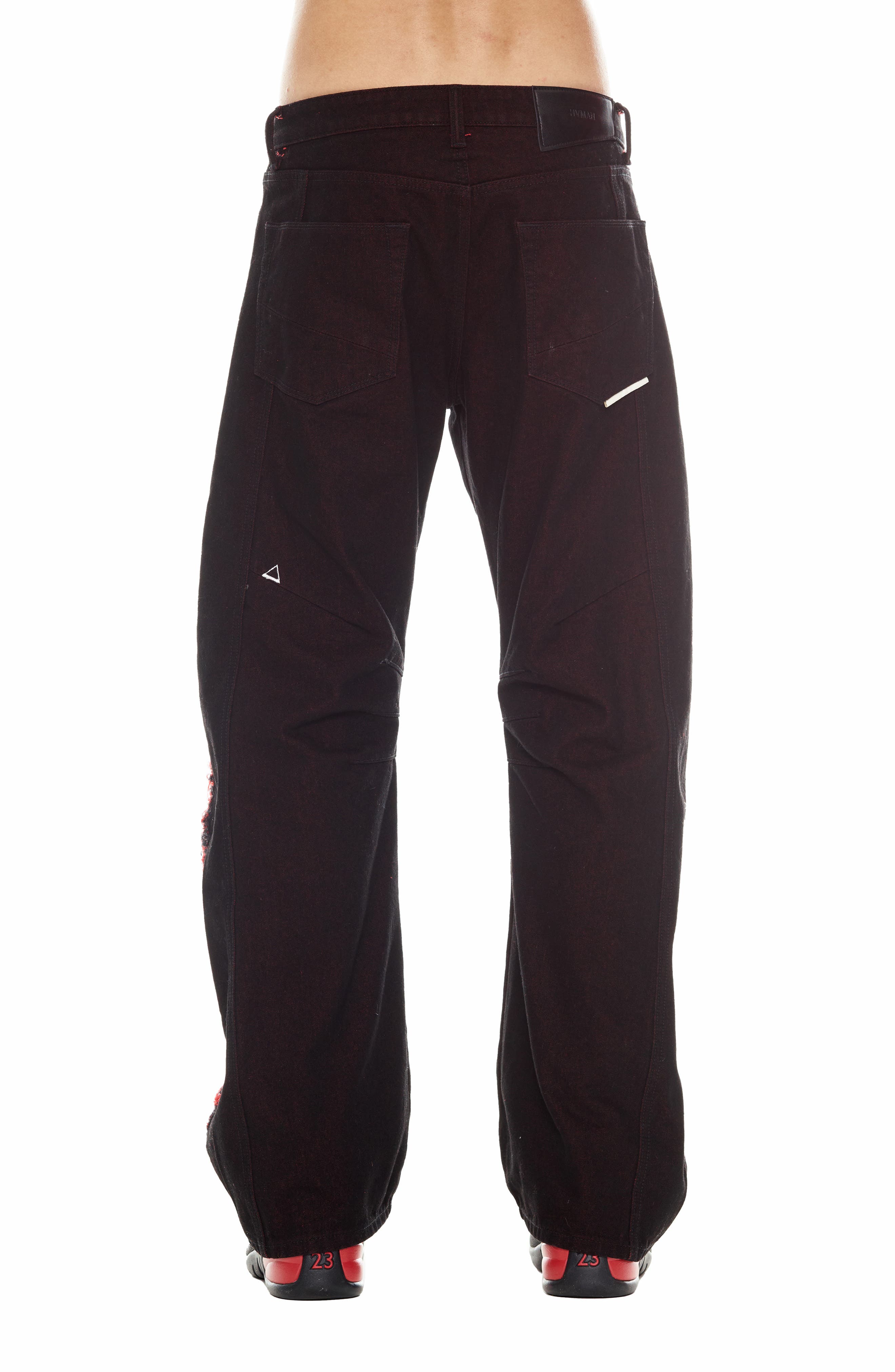HVMAN Evolve Distressed Baggy Fit Jeans