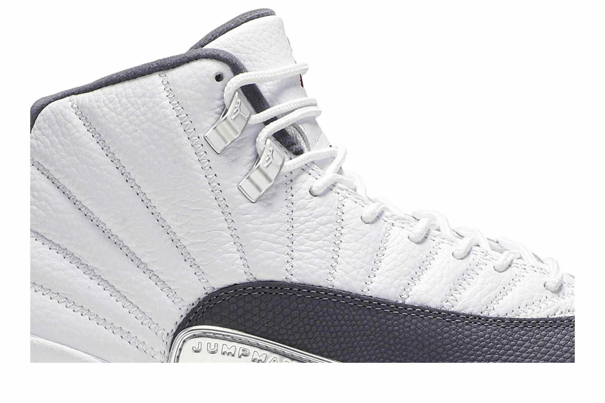 Air Jordan 12 Retro ‘White Dark Grey’ 130690-160