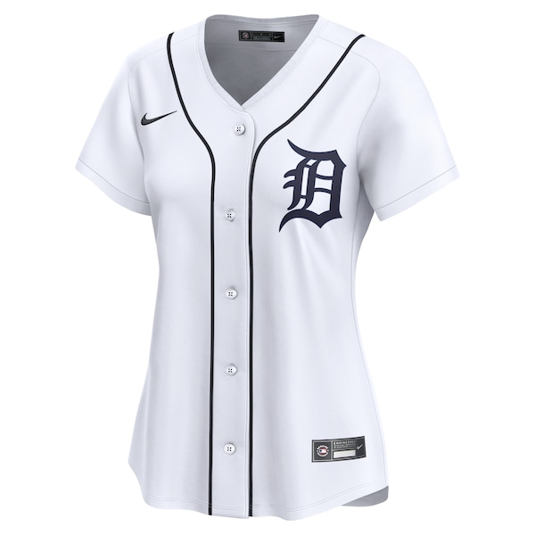 Detroit Tigers Nike Women's 2024 Jackie Robinson Day Home Limited Jersey – White