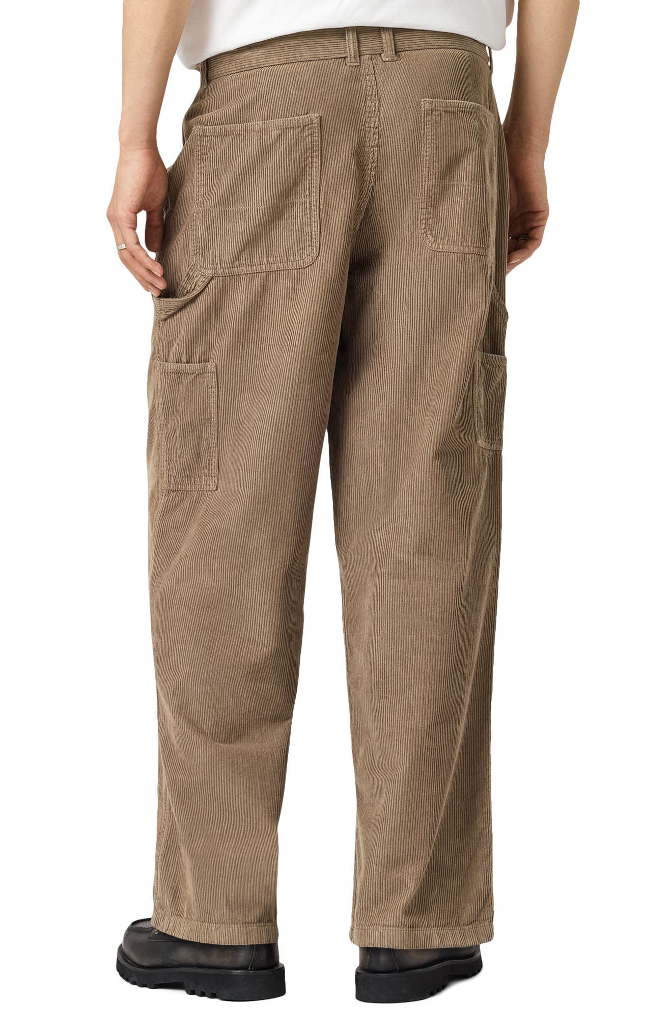 AllSaints Dustan Cotton Corduroy Wide Leg Pants