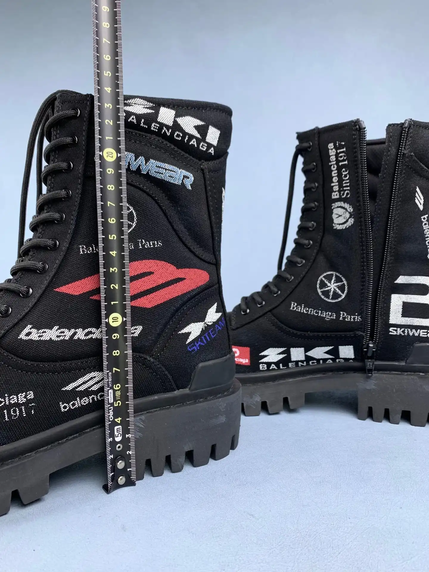 Combat Strike Boot in Black Graphic Print product photo from LabelPicks