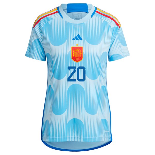 Daniel Carvajal Spain National Team adidas Women's 2022/23 Away Replica Jersey - Blue