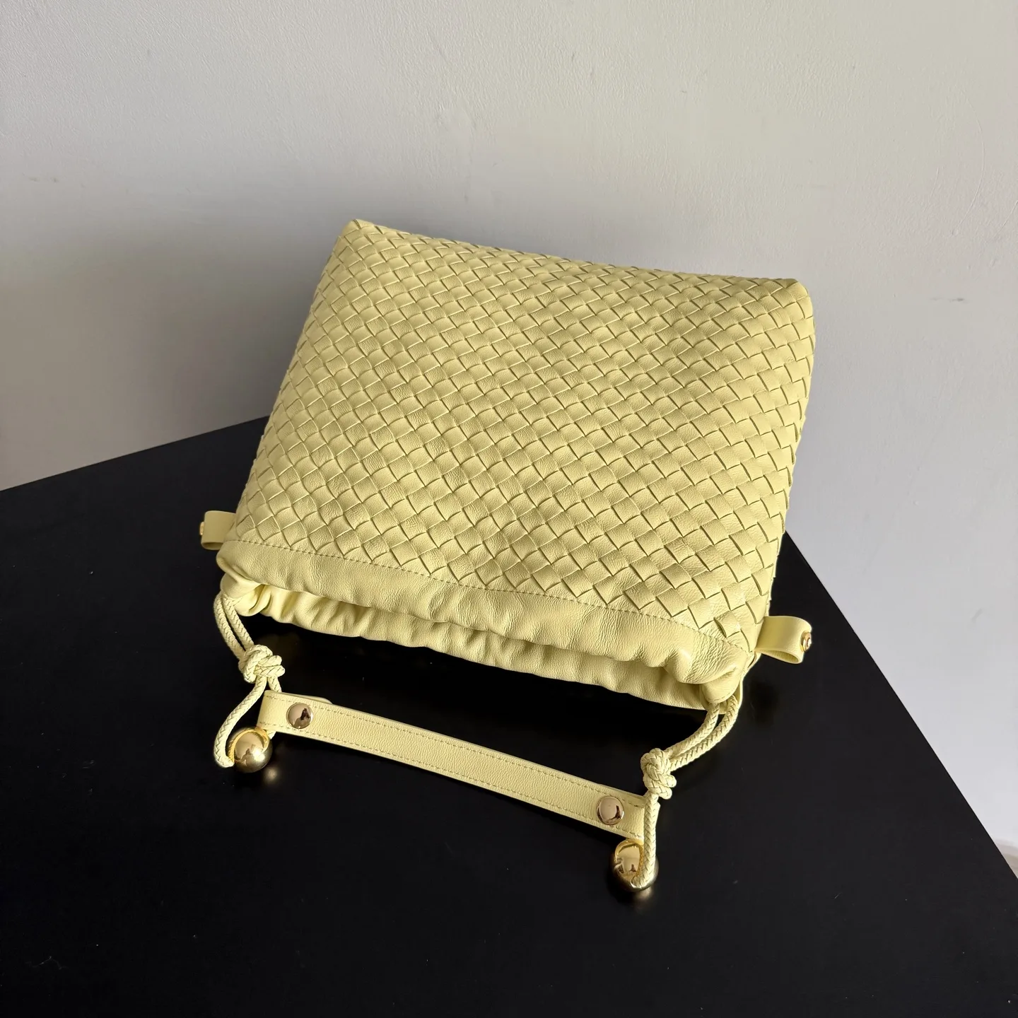 Bottega Veneta Intrecciato Woven Leather Dustbag Bucket Bag product photo from LabelPicks
