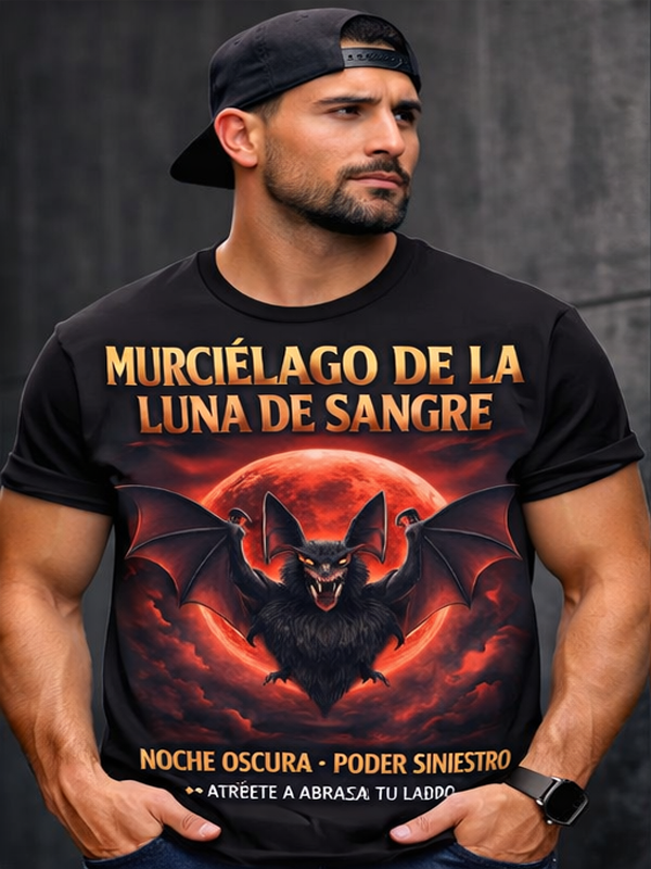 Remera Murciélago de la Luna de Sangre – Poder Siniestro