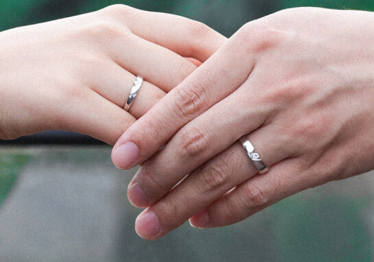 Ring lovers a couple of men and women ring loose mouth Japanese version of Korean fashion open love heart ring ring ring pure jewelry Valentine's Day gift