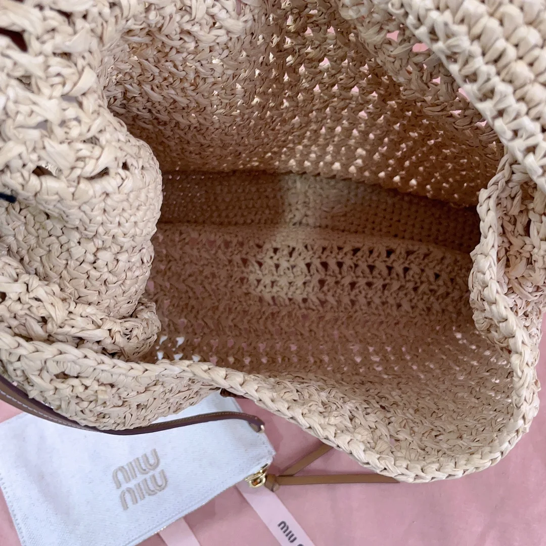 Miu Miu Woven Leather Shoulder Bag product photo from LabelPicks