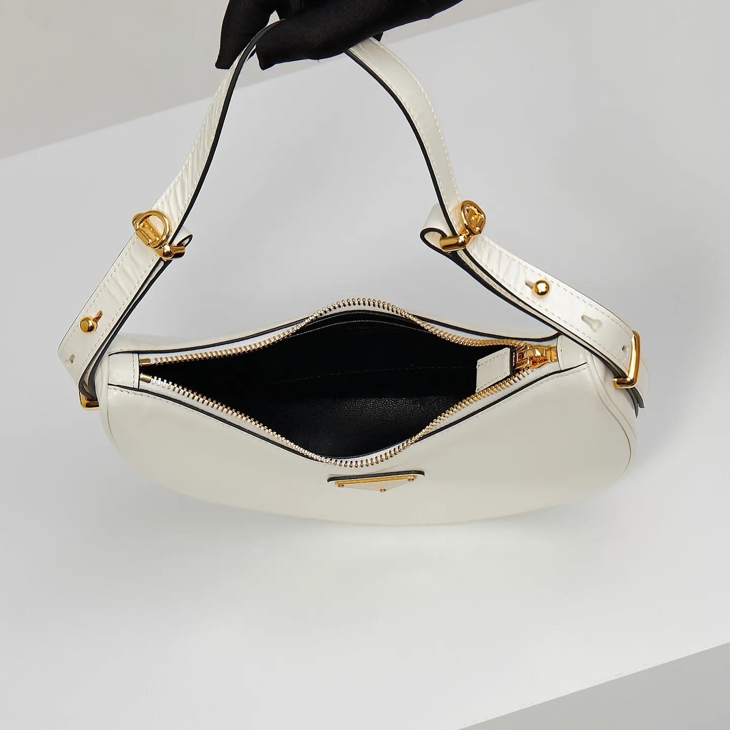 Prada White Calfskin Hobo Bag product photo from LabelPicks