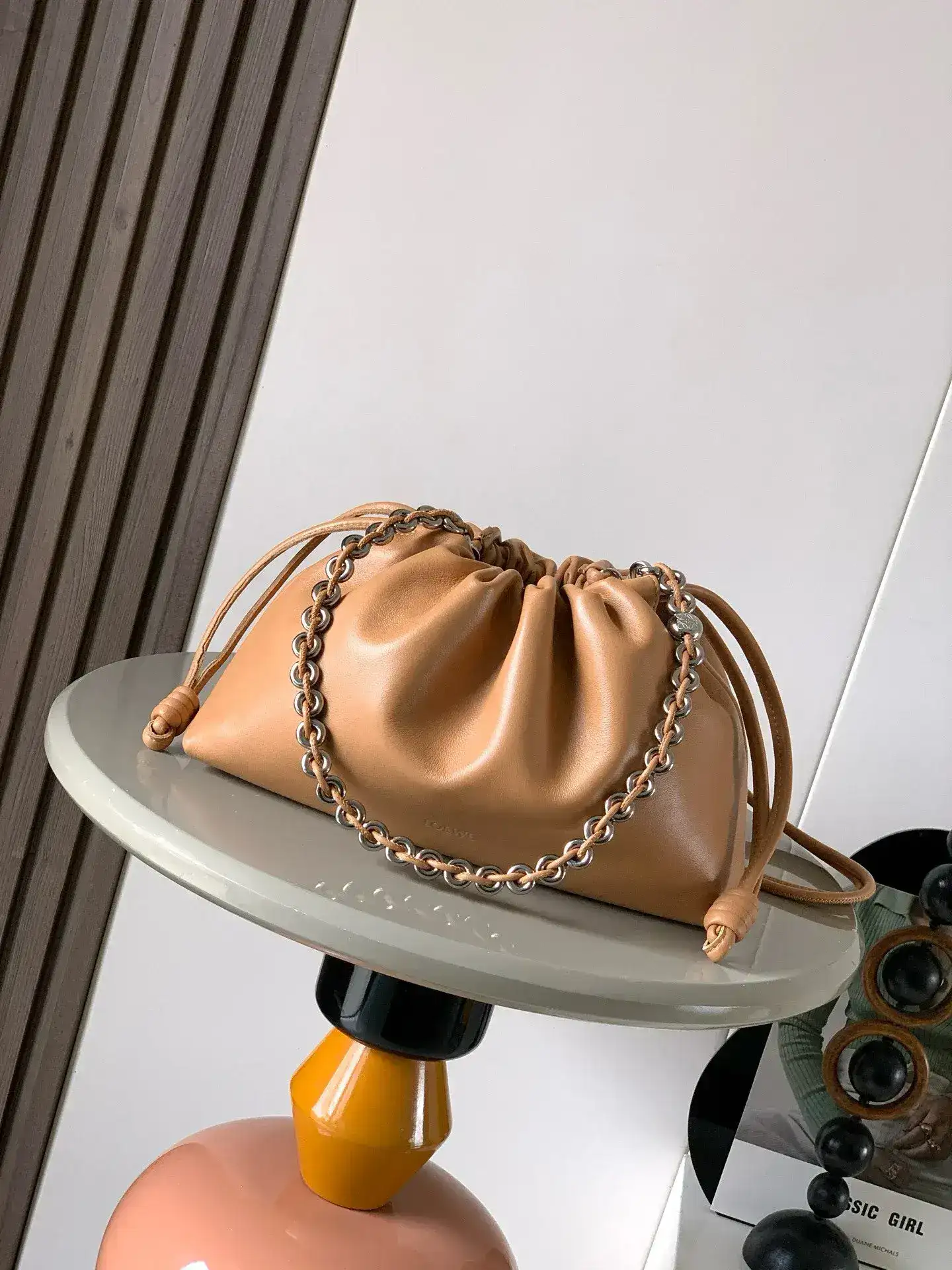 Loewe Flamenco Lambskin Bucket Bag product photo from LabelPicks
