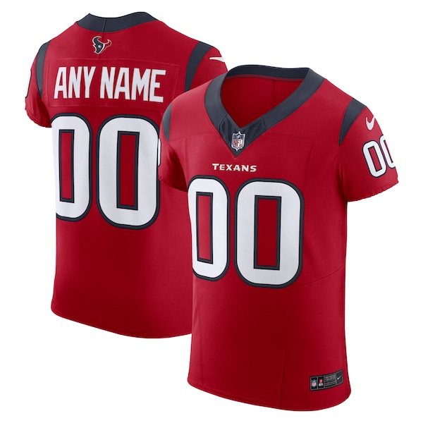 Houston Texans Nike Alternate Vapor F.U.S.E. Elite Custom Jersey - Red