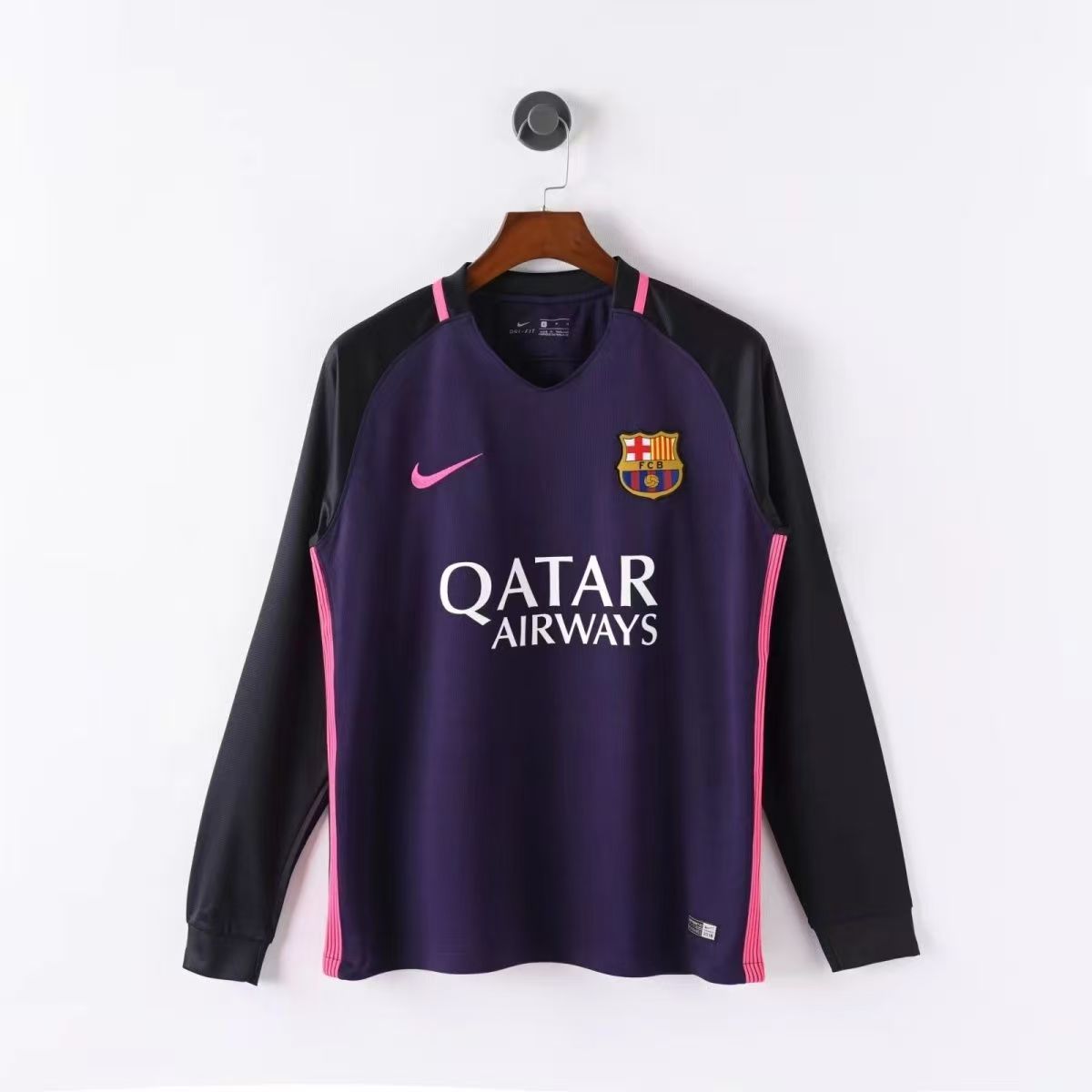 Barcelona Retro Long Sleeves Jersey 16/17