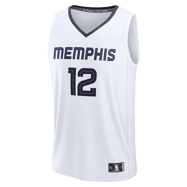 Ja Morant Memphis Grizzlies  Fast Break Replica Player Jersey - Association Edition - White