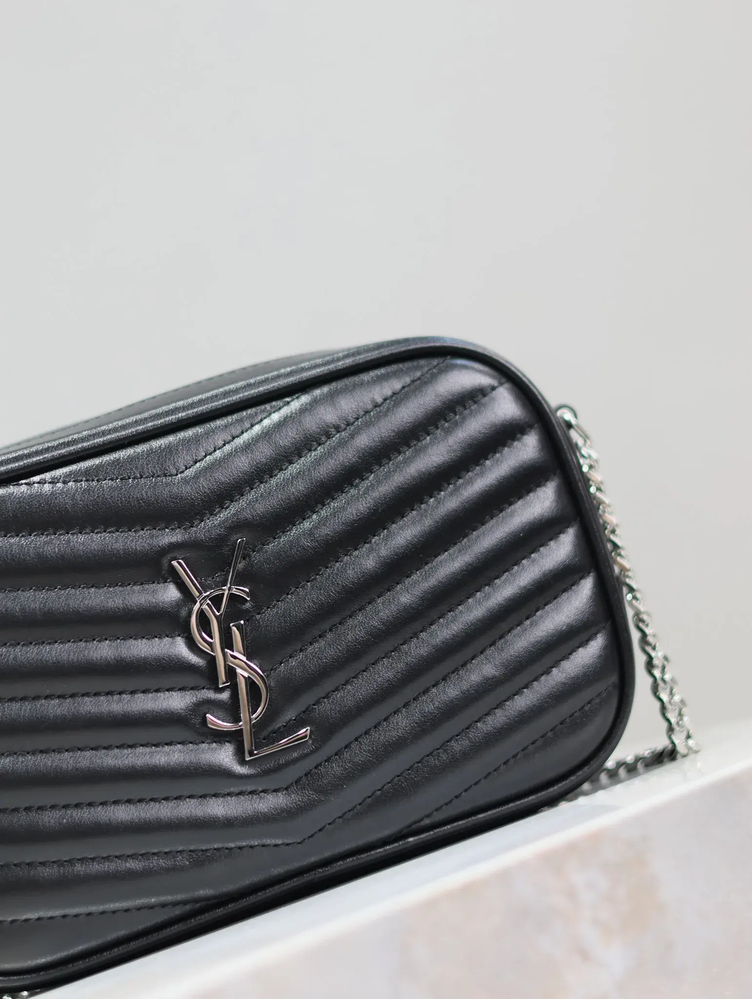 Saint Laurent Calfskin Crossbody Bag product photo from LabelPicks