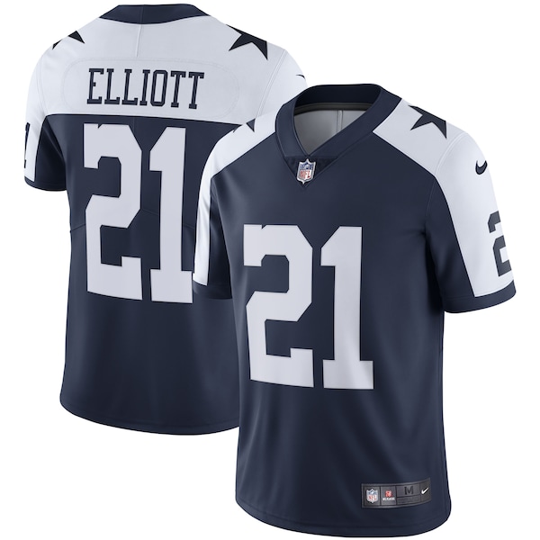 Ezekiel Elliott Dallas Cowboys Nike Alternate Vapor Limited Jersey - Navy/White
