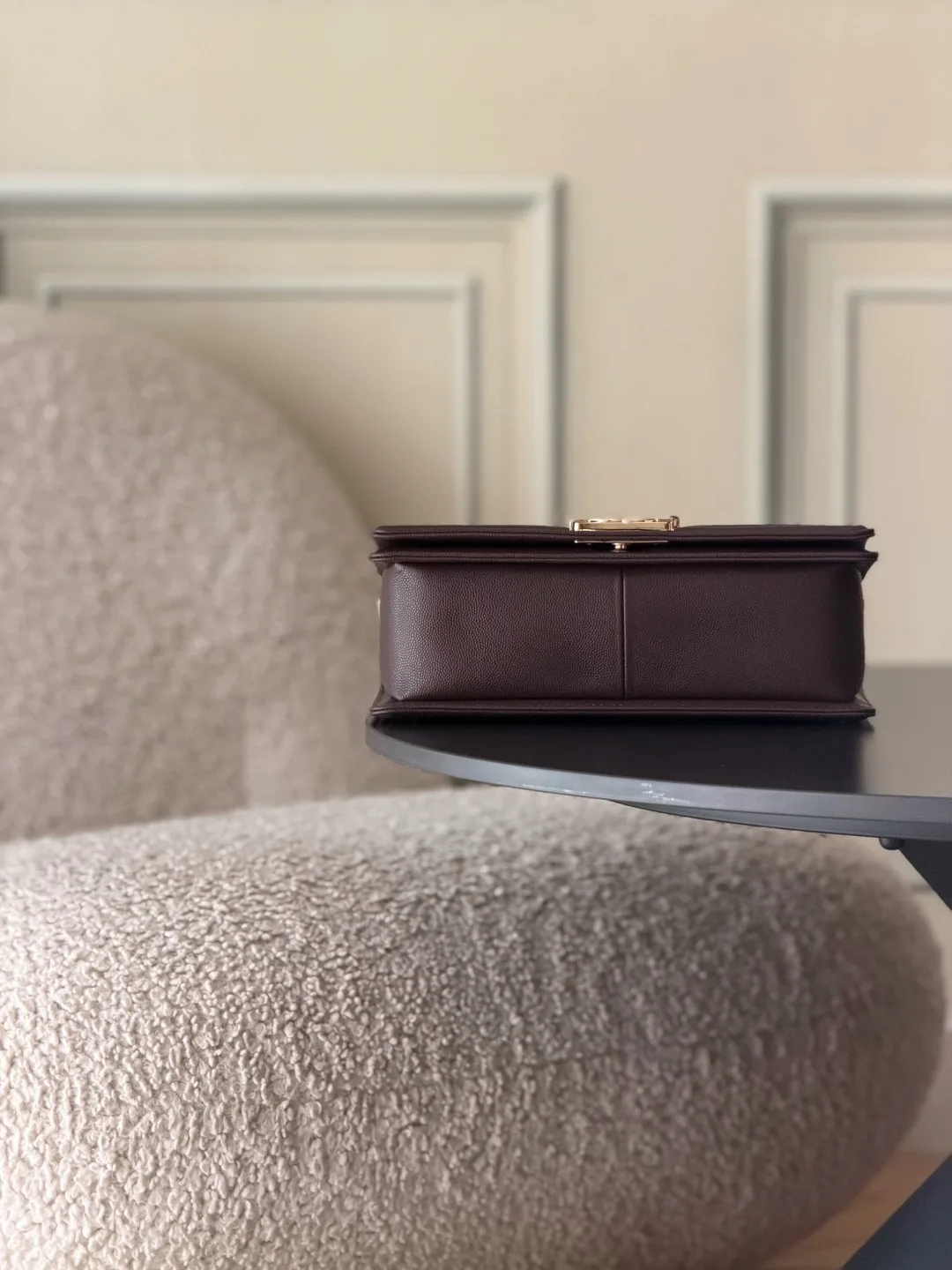 Chanel Brown Quilted Leather Shoulder Bag product photo from LabelPicks