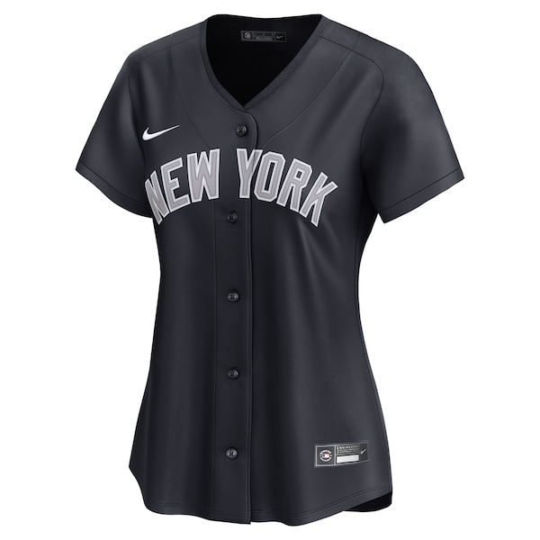 New York Yankees Nike Women's Alternate Limited Custom Jersey - Navy