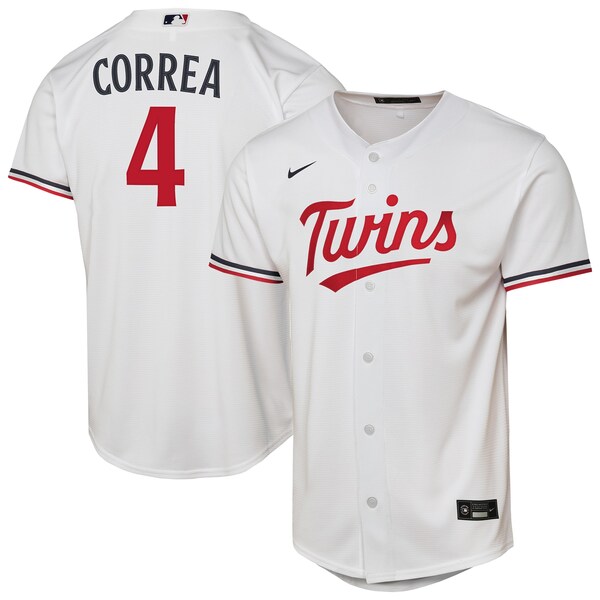 Carlos Correa Minnesota Twins Nike Youth Home Replica Player Jersey - White