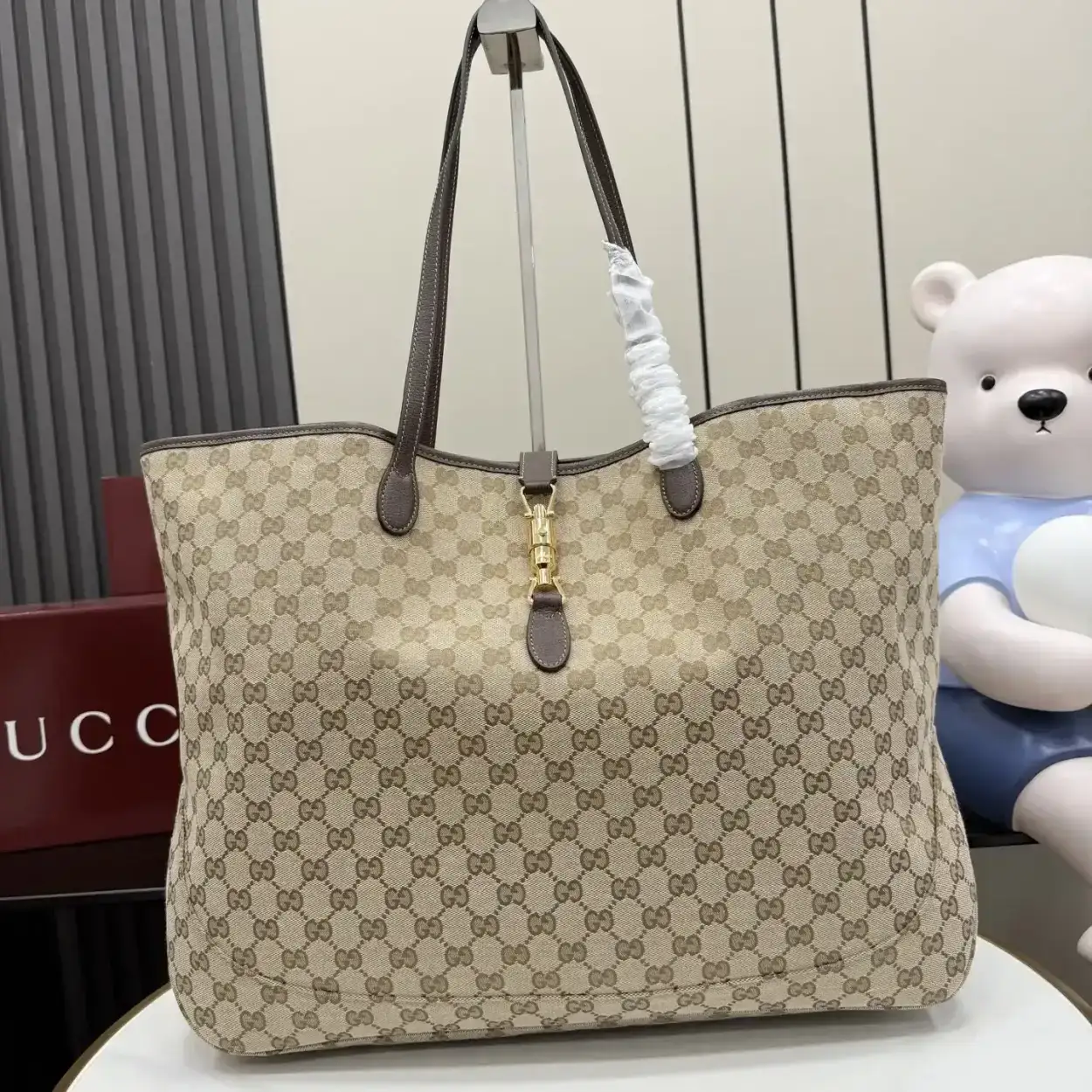 Gucci Jackie Black Quilted Leather Tote Bag product photo from LabelPicks