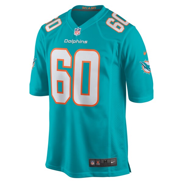 Andrew Meyer Miami Dolphins Nike  Game Jersey -  Aqua