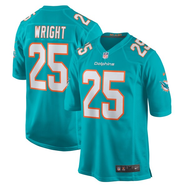 Jaylen Wright Miami Dolphins Nike  Game Jersey -  Aqua