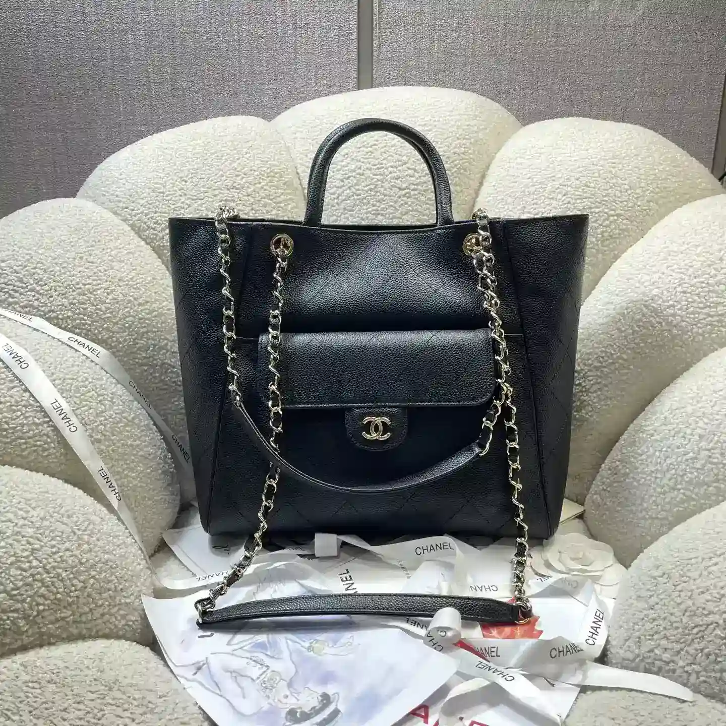 Chanel Quilted Leather Tote Bag product photo from LabelPicks