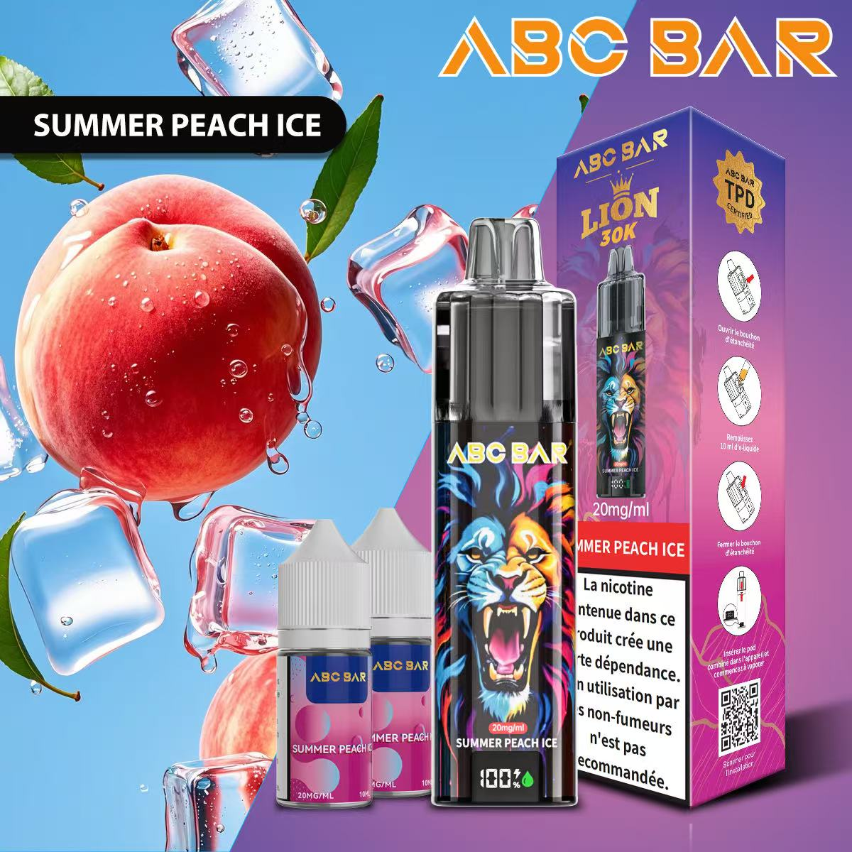 ABC Bar 30K Disposable Vape (2%, 30000 Puffs)