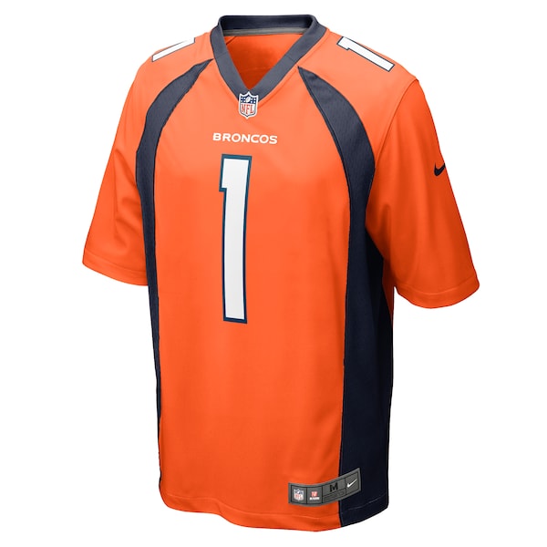Number 1 Dad Denver Broncos Nike Game Jersey - Orange