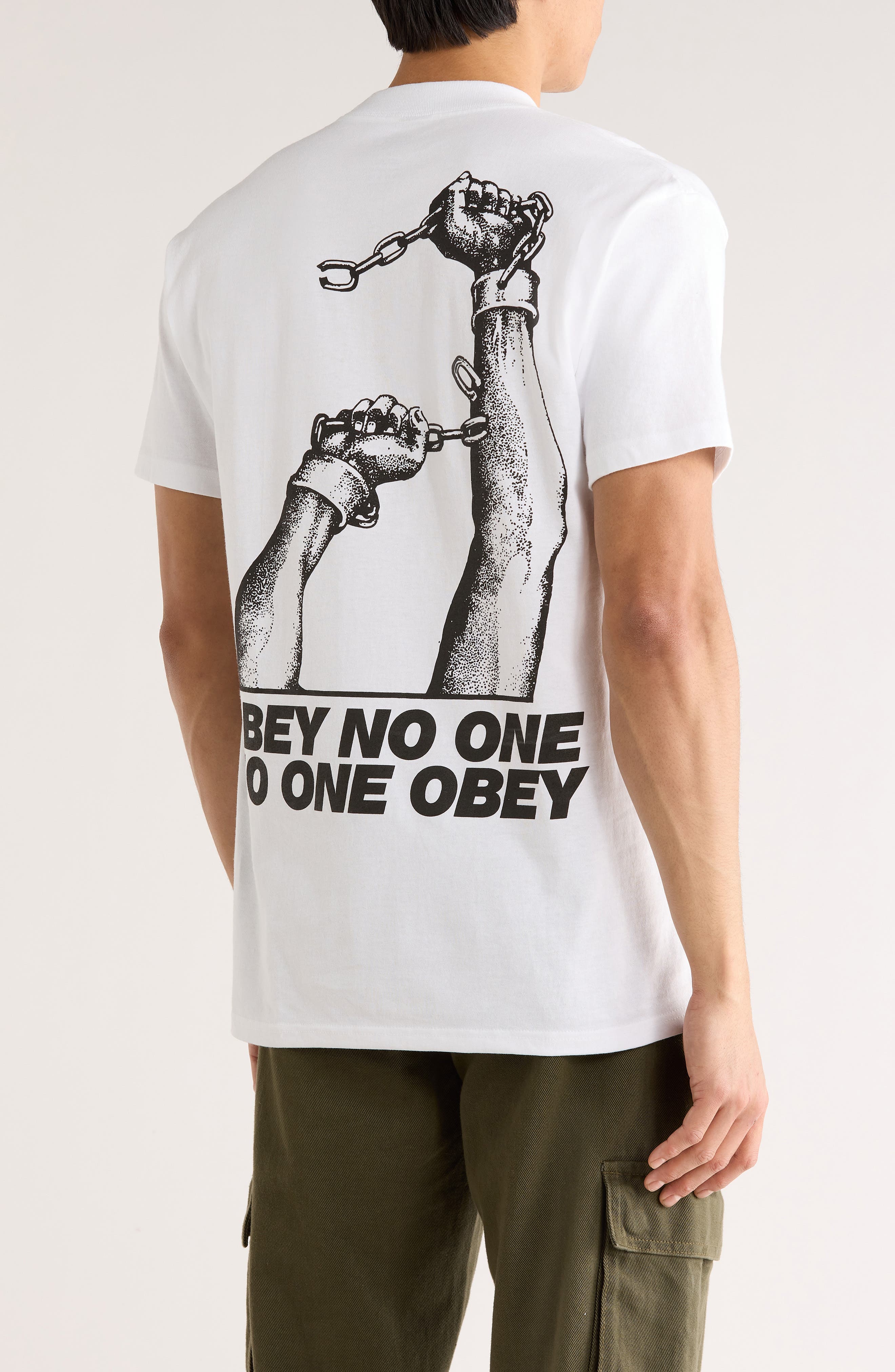 Obey No One Obey Graphic T-Shirt