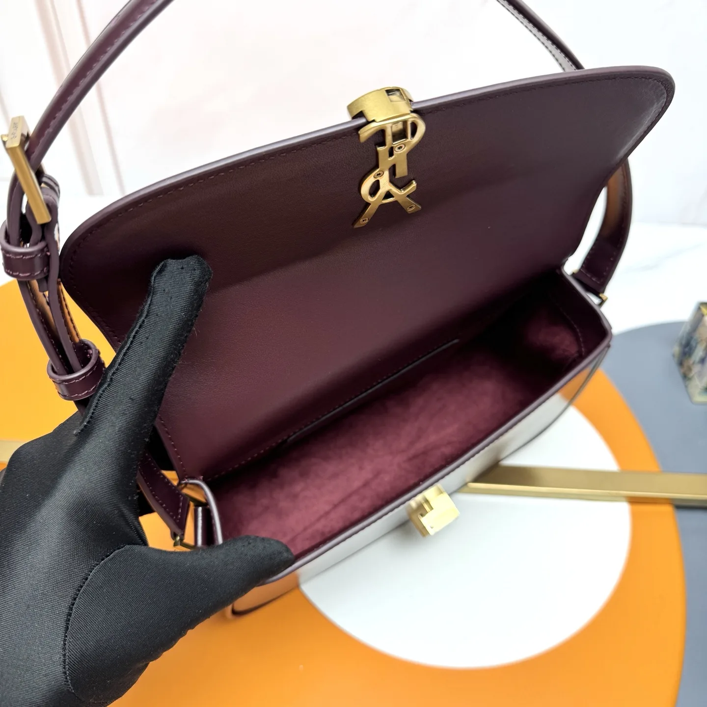 Saint Laurent Black Solferino Calfskin Shoulder Bag product photo from LabelPicks