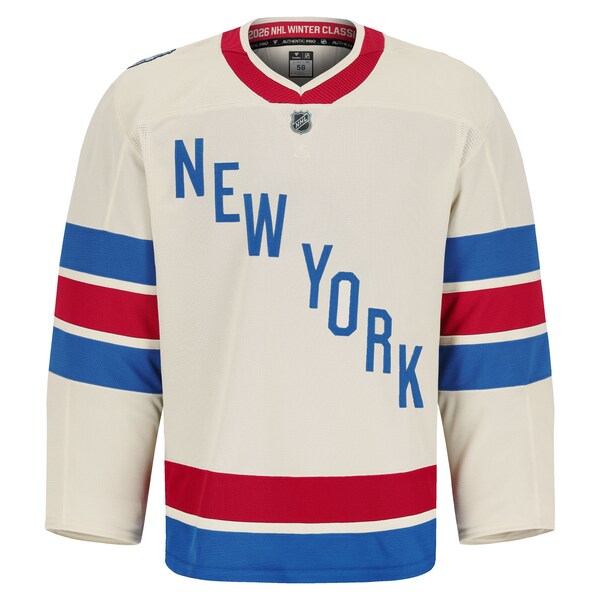 New York Rangers  2026 NHL Winter Classic Authentic Pro Jersey - Beige